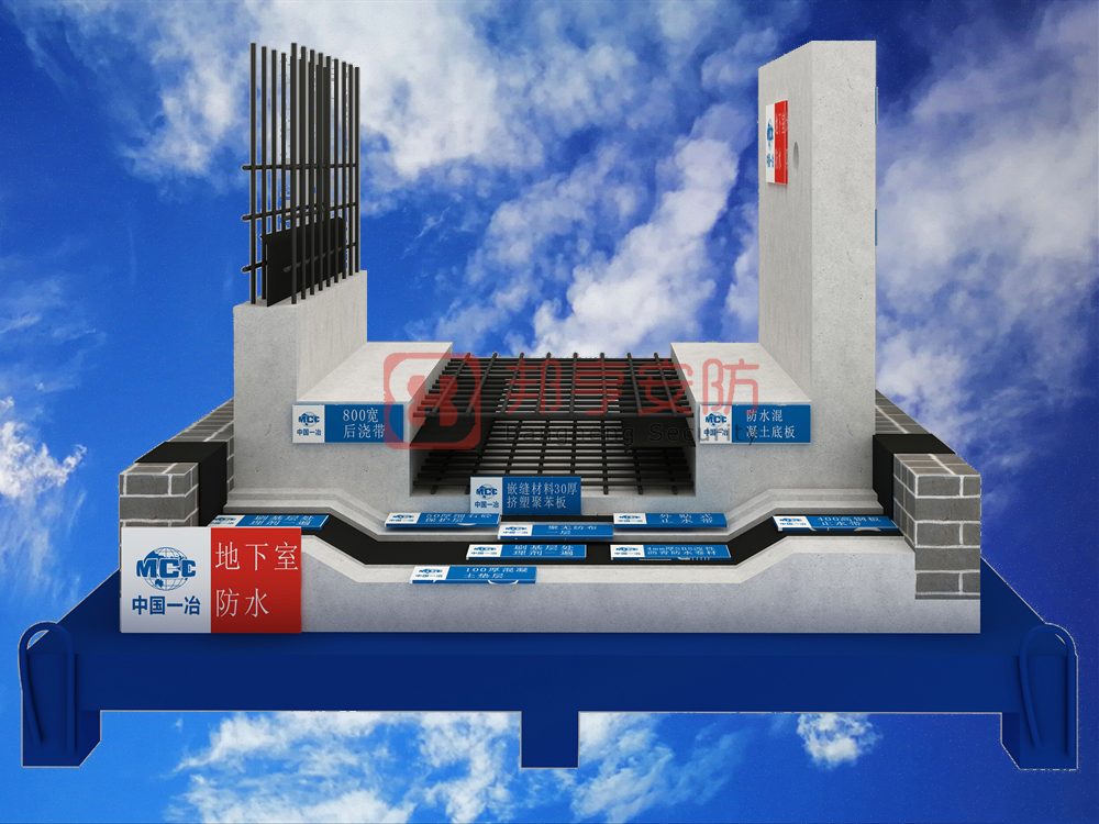 地下室防水質(zhì)量樣板展示、工藝質(zhì)量樣板、工法質(zhì)量樣板
